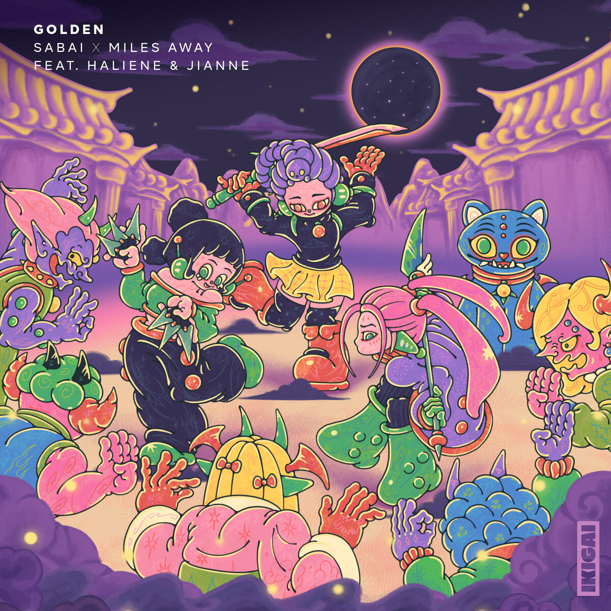 SABAI &amp; Miles Away Golden (ft. HALIENE &amp; JIANNE)